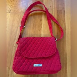 Vera Bradley Cherry Red Quilted Crossbody Bag